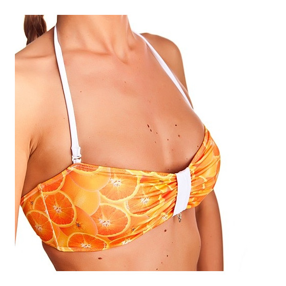 Sieviešu peldkostīmi 69SLAM Bandeau Top Orange