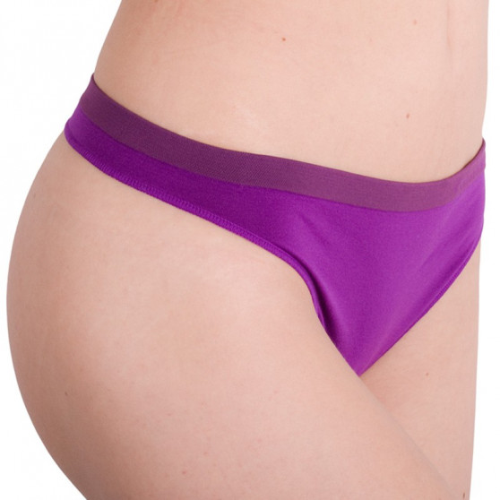 Sieviešu stringi Calvin Klein violeta (QD3544E-4VI)