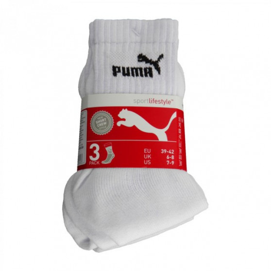 3PACK zeķes Puma baltas (241005001 300)