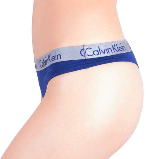 Sieviešu stringi Calvin Klein blue (QD3539E-SX1)