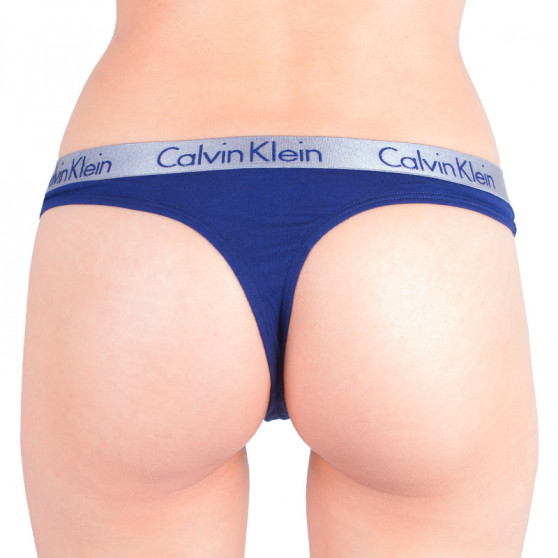 Sieviešu stringi Calvin Klein blue (QD3539E-SX1)