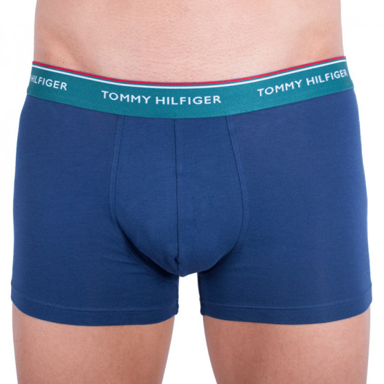 3PACK vīriešu bokseru šorti Tommy Hilfiger tumši zili (1U87903842 358)