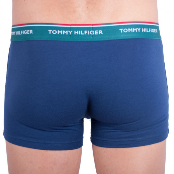 3PACK vīriešu bokseru šorti Tommy Hilfiger tumši zili (1U87903842 358)