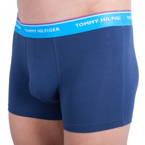 3PACK vīriešu bokseru šorti Tommy Hilfiger tumši zili (1U87903842 358)