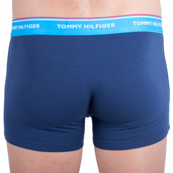 3PACK vīriešu bokseru šorti Tommy Hilfiger tumši zili (1U87903842 358)