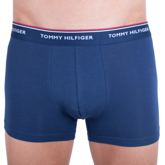 3PACK vīriešu bokseru šorti Tommy Hilfiger tumši zili (1U87903842 358)