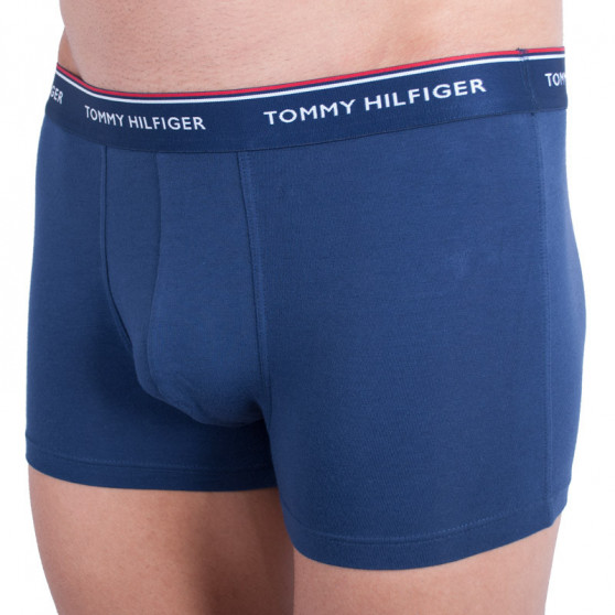 3PACK vīriešu bokseru šorti Tommy Hilfiger tumši zili (1U87903842 358)