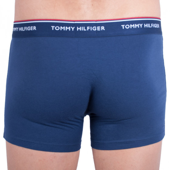 3PACK vīriešu bokseru šorti Tommy Hilfiger tumši zili (1U87903842 358)