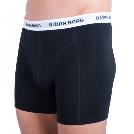 3PACK vīriešu bokseru šorti Bjorn Borg melni (9999-1028-90011)