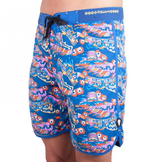 Vīriešu peldkostīmi 69SLAM īsās peldbikses boardshort medium acid