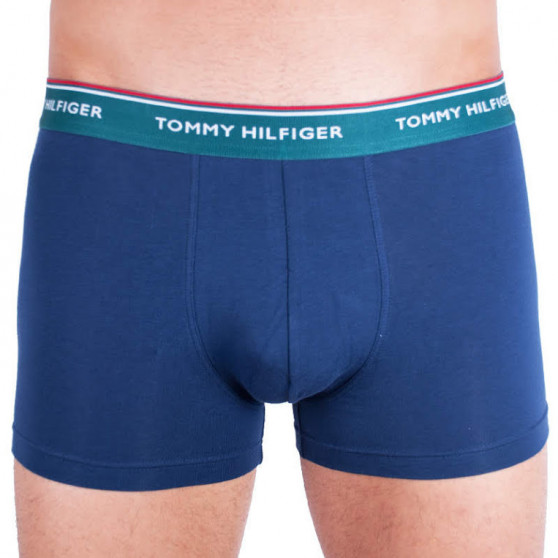 3PACK vīriešu bokseru šorti Tommy Hilfiger tumši zili (1U87903842 638)