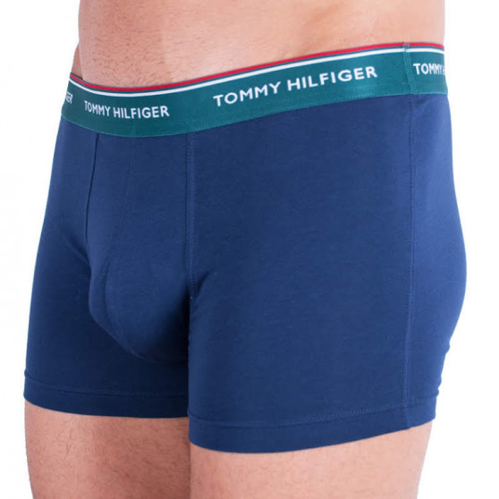 3PACK vīriešu bokseru šorti Tommy Hilfiger tumši zili (1U87903842 638)