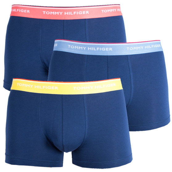 3PACK vīriešu bokseru šorti Tommy Hilfiger tumši zili (1U87903842 890)