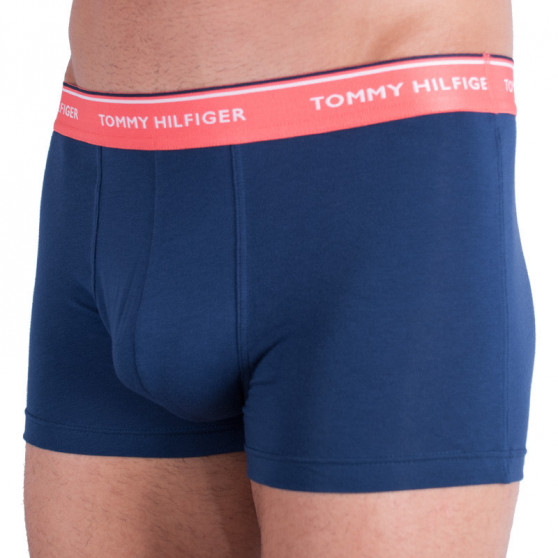 3PACK vīriešu bokseru šorti Tommy Hilfiger tumši zili (1U87903842 890)