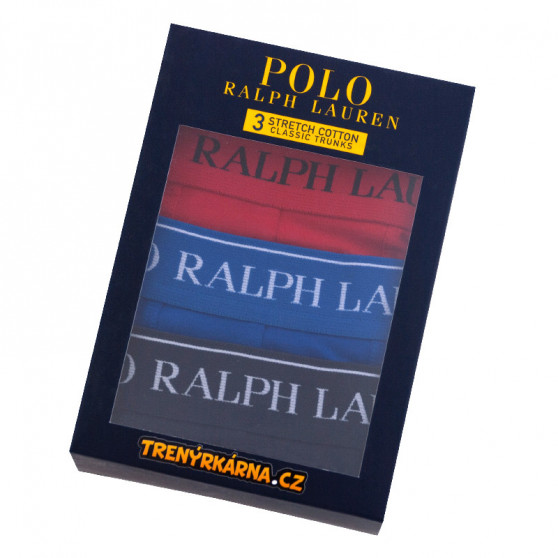 3PACK vīriešu bokseru šorti Ralph Lauren daudzkrāsaini (714662050001)