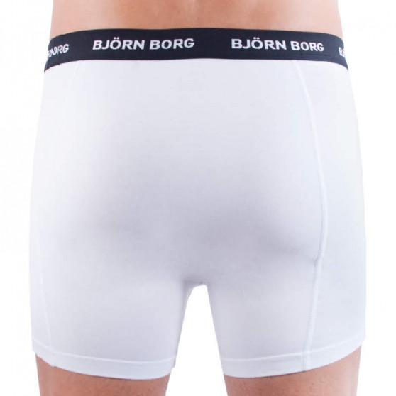 3PACK vīriešu bokseru šorti Bjorn Borg balti (9999-1028-00011)