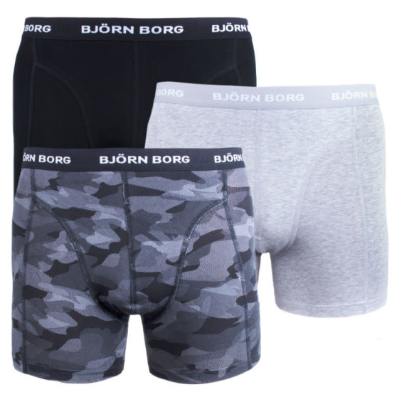 3PACK vīriešu bokseru šorti Bjorn Borg daudzkrāsaini (9999-1132-90651)