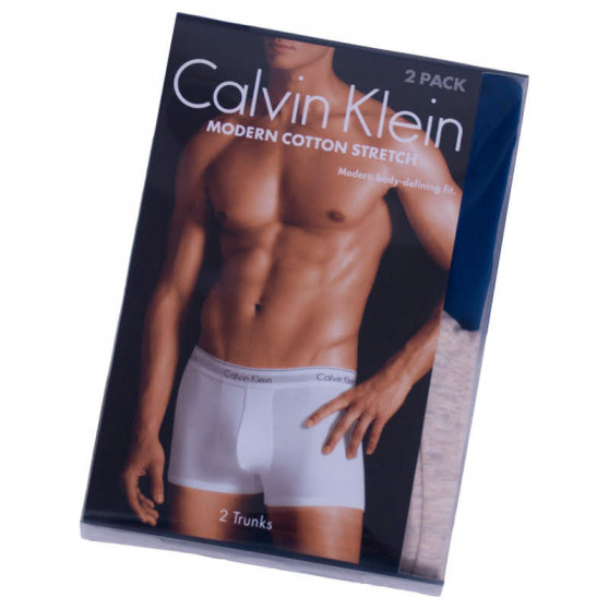 2PACK vīriešu bokseru šorti Calvin Klein daudzkrāsaini (NB1086A-RFS)