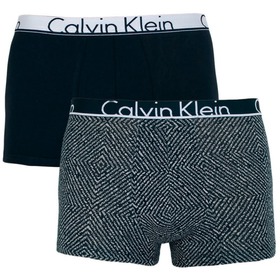 2PACK vīriešu bokseru šorti Calvin Klein melni (NU8643A-6NS)