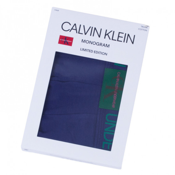 Vīriešu bokseru šorti Calvin Klein zili (NB1678A-XS6)