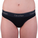 Sieviešu stringi Calvin Klein melni (QF5044E-7LN)