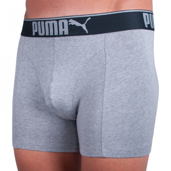 3PACK vīriešu bokseru šorti Puma pelēki (681030001 032)