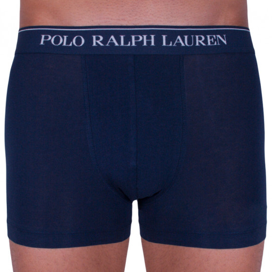 3PACK vīriešu bokseru šorti Ralph Lauren tumši zili (714513424006)