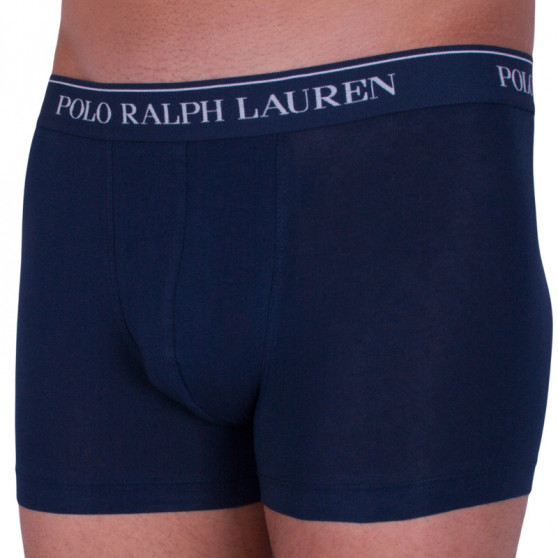 3PACK vīriešu bokseru šorti Ralph Lauren tumši zili (714513424006)