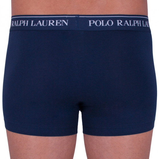 3PACK vīriešu bokseru šorti Ralph Lauren tumši zili (714513424006)