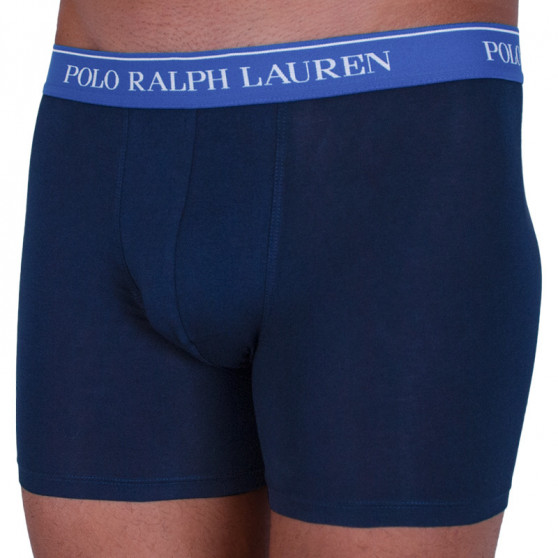 3PACK vīriešu bokseru šorti Ralph Lauren tumši zili (714713772004)