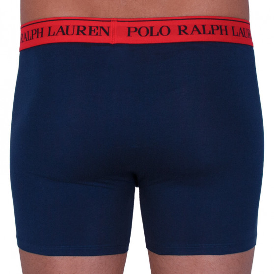 3PACK vīriešu bokseru šorti Ralph Lauren tumši zili (714713772004)