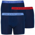 3PACK vīriešu bokseru šorti Ralph Lauren tumši zili (714713772004)