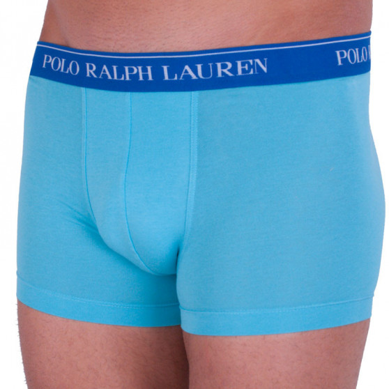 3PACK vīriešu bokseru šorti Ralph Lauren zili (714662050011)