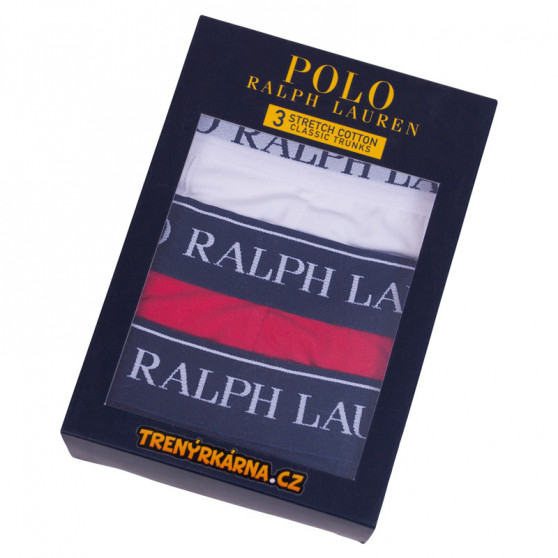 3PACK vīriešu bokseru šorti Ralph Lauren daudzkrāsaini (714513424005)