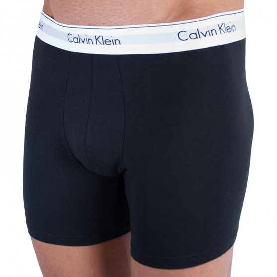 2PACK vīriešu bokseru šorti Calvin Klein daudzkrāsaini (NB1087A-SBN)