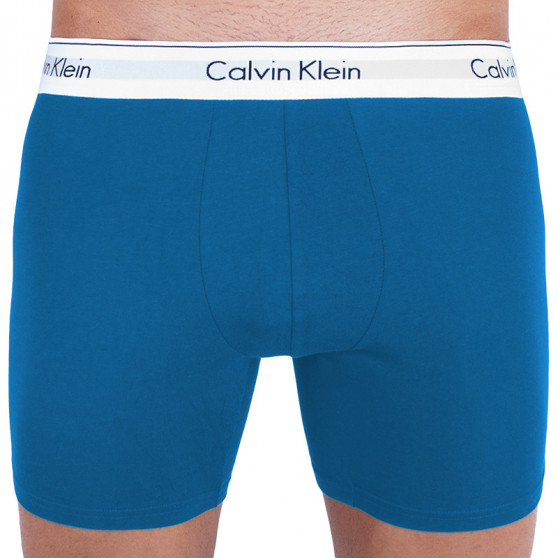 2PACK vīriešu bokseru šorti Calvin Klein daudzkrāsaini (NB1087A-SBN)