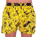 Vīriešu bokseršorti Styx art sporta gumija Jáchym yellow (B751)