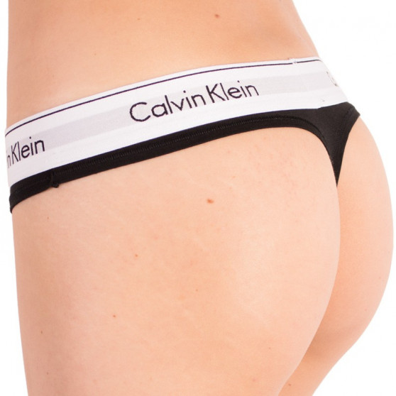 Sieviešu stringi Calvin Klein melni (QF5117E-001)