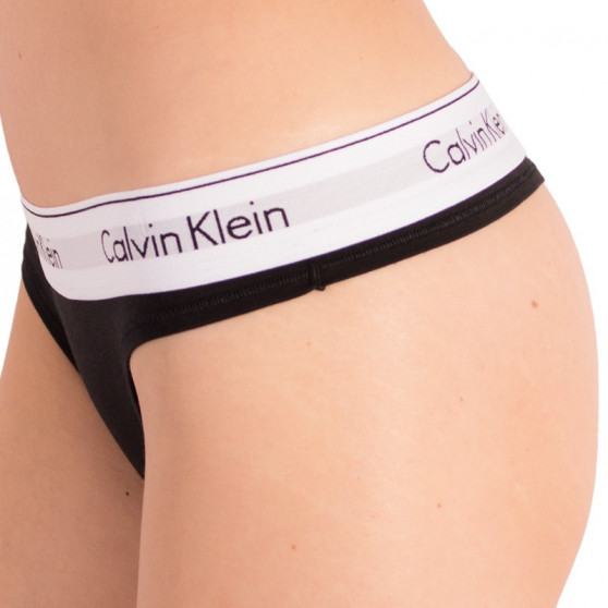 Sieviešu stringi Calvin Klein melni (QF5117E-001)