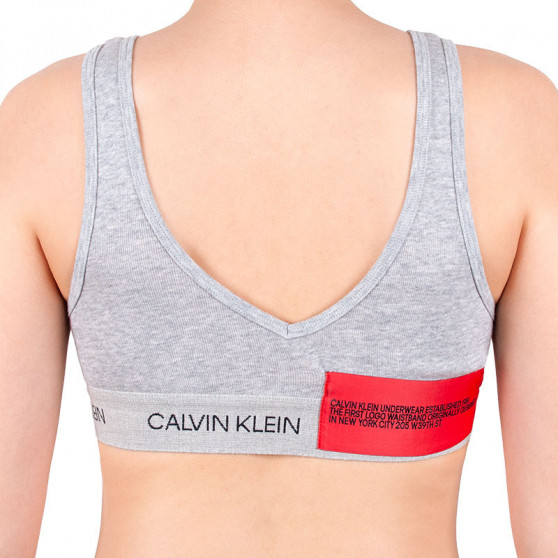 Sieviešu krūšturis Calvin Klein pelēks (QF5251E-020)