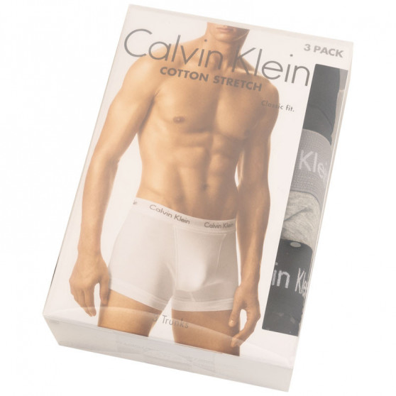 3PACK vīriešu bokseru šorti Calvin Klein daudzkrāsaini (U2662G-YKS)