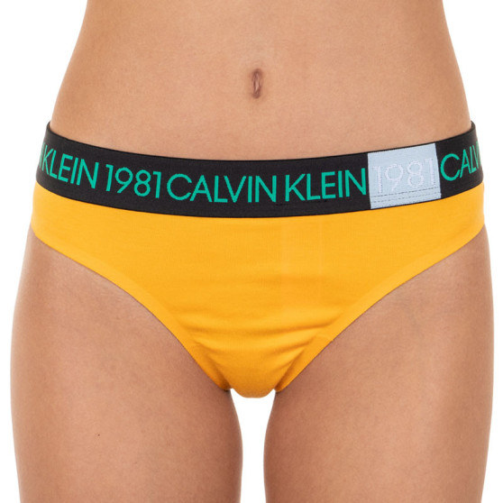 Sieviešu stringi Calvin Klein orange (QF5448E-1ZK)