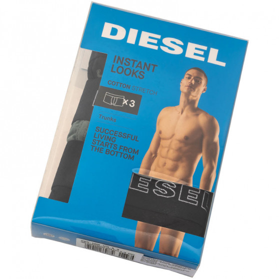 3PACK vīriešu bokseru šorti Diesel daudzkrāsaini (00ST3V-0TAWM-E4778)