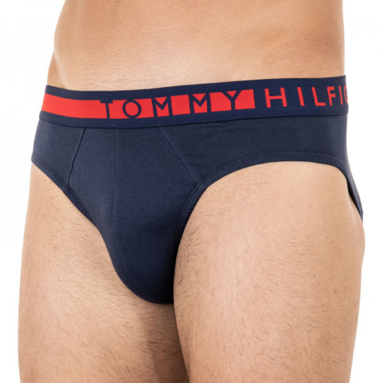 3PACK vīriešu apakšbikses Tommy Hilfiger tumši zilas (UM0UM01227 991)