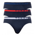 3PACK vīriešu apakšbikses Tommy Hilfiger tumši zilas (UM0UM01227 991)