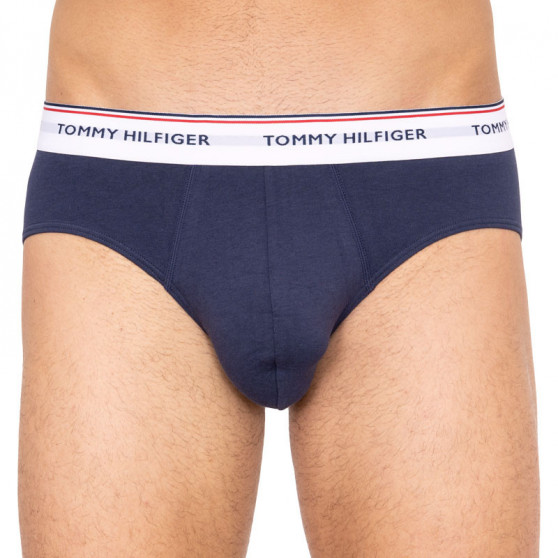 3PACK vīriešu apakšbikses Tommy Hilfiger tumši zilas (1U87903766 904)