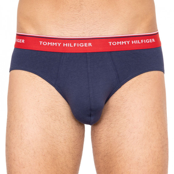 3PACK vīriešu apakšbikses Tommy Hilfiger tumši zilas (1U87903766 904)