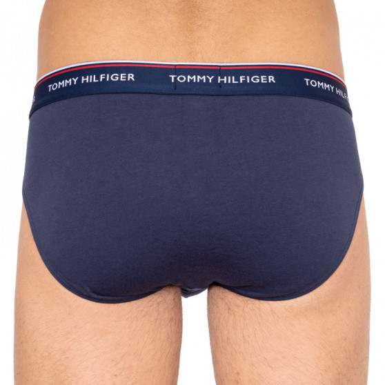 3PACK vīriešu apakšbikses Tommy Hilfiger tumši zilas (1U87903766 904)