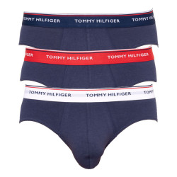 3PACK vīriešu apakšbikses Tommy Hilfiger tumši zilas (1U87903766 904)