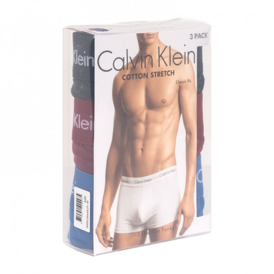 3PACK vīriešu bokseru šorti Calvin Klein daudzkrāsaini (U2664G-LFV)